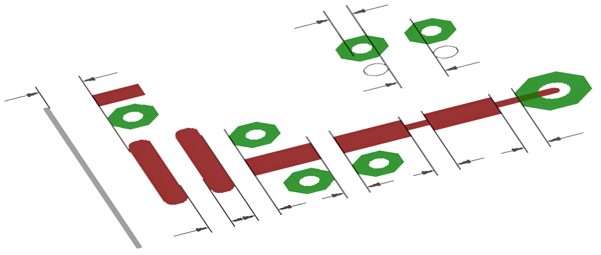 EIn Bild der Designregeln von Leiterplatten und die Abstandregularien