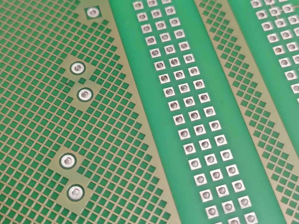 Eine Hot-Air-Leveling Oberfläche