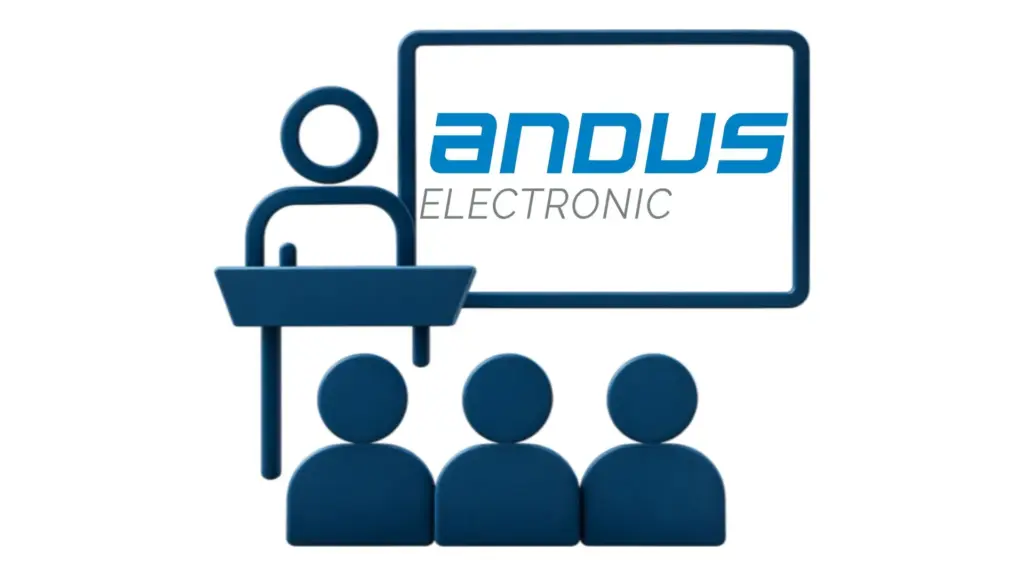Eine Grafik als Symbol für ein Workshop für Leiterplatten von ANDUS ELECTRONIC